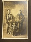 Antique Original Native American Indian Photograph Of  sauk Indian Family 
