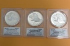 2017-p American Liberty Silver Medal Pcgs Pr69 Fdi Mercanti 3-coin Location Set 