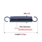 Expansion Spring 1 0mm Wire Dia Tension Extension Expanding Extending Springs