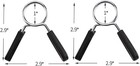 Barbell Clamps 1  Spring Clip Collars For Dumbbells   Weight Bars - 4 Pack