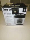 Aroma 8-cup  cooked  Rice   Grain Cooker  Steamer  New Bonded Granite Coating