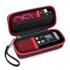 Hard Case For Digital Voice Recorder Mp3 Player   Elastic Holder  Red