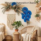 Hand Fan Foldable  12 Packs Navy Blue Paper Fans Handheld Baby Shower Decoration