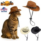 Cat Cowboy Hat Dog Cowboy Hat Pet Cowboy Halloween Party Costume Mini Cowboy Hat