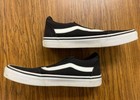 Vans Women   s Ward Black Casual Skate Shoes Size 7