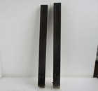 2 Pieces Antique French Carved Oak Reclaimed Architectural Trim Pediment Salvage