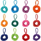 192pcs Potholder Weaving Loom Loops Multicolored Elastic Loom Bands For Kids
