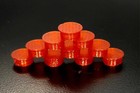 Red Open Hole Flute Plugs Fits Yamaha And Gemeinhardt - 10 Pack