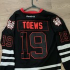 Reebok Nhl Chicago Blackhawks Jonathan Toews  19 Hockey Jersey Black Size 54
