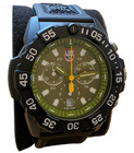 Luminox Navy Seal Men s Watch Chronograph Carbonox Quartz Green Dial Xs 3597