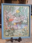 Vintage Quilted Rabbit Nursery Wall Hangings