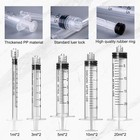 Glue Applicator Syringe Blunt Tip Needle And Cap  With Soft Plastic Tube