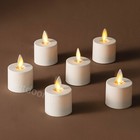 Luminara Flameless Battery Led Tealight Candles With Remote Ivory 2  H X 1 4 d