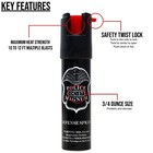 Pepper Spray Police Magnum 5 Pack  75oz Unit Twist Lock Self Defense Protection