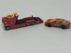 Matchbox Convoy Rodney Combs  43 Hulk Hogan Hulkster Transporter   Race Car