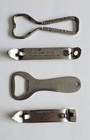 Vintage Beer Bottle Openers Koch s  Ibi  Iroquois - Church Keys Lot Of 4