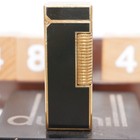 Dunhill Rollagas Lighter Gold black Lacquer _ultrasonically Cleaned_working