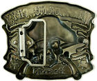 Dropkick Murphys  belt Buckle  W  Skull N  Guns  Boston Celtic Punk Rock Band     