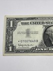 1957 B Silver Certificate   1 Star Note