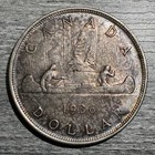 Canada 1 Dollar 1936 Silver Coin George V Xf-au