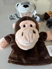 5 Joyin Hand Puppet Animals Elephant Giraffe Monkey Raccoon Plush Toys