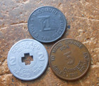 Lot Of 3 Different 1930 s Sales Tax Tokens  Colorado  Missouri  Arizona