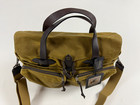 Filson 24-hour Tin Cloth Briefcase Dark Tan Nwt