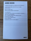 Bts - Jungkook Arirang Rooted In Korea Postcard Photocard Poster
