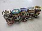 100 Casino Gaming Poker Chip Lot Las Vegas  1 New   Used Chipco Paulson Clay