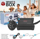 Pyle Waterproof Bluetooth Marine Amplifier Receiver - Weatherproof 2 Black 