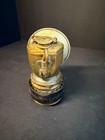 Antique Justrite Carbide Miners Lamp Pat Pend Brass Coal Mining Light Usa