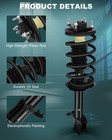 2x Front Strut Spring Assembly Shock Absorber Fwd For 2001-2012 For Ford Escape
