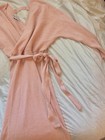Cherfly Peach Long Sleeve Bodycon Sweater Dress Sm