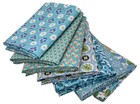 Riley Blake - Lori Holt Fat Quarter Mixed Bundle - Teal 7 Pcs