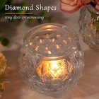 Darjen 48x Clear Votive Candle Holders Round Glass 2 1  Wedding Decor Party