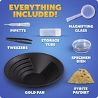 Gold Panning Kit For - Learn To Pan For Gold  Includes Pay Dirt With Real Pyr   