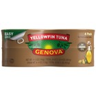 New Genova Premium Yellowfin Tuna In Olive Oil 4 - 5 Oz Cans - Best Price 1 Day 