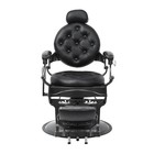 Black Retro Hydraulic Recline Barber Chair Salon Spa Beauty Hair Cutting Chair
