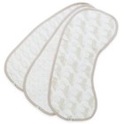 Ziggy Baby Muslin Burp Cloths Burpy Bib Set 3 Pack Woodland Collection