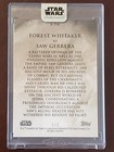 2018 Topps Star Wars Saw Gerrera Forest Whitaker Stellar Signatures Gold Auto  5