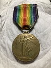 Vintage Original World War One British 3  Medals And Ribbons