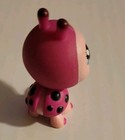 Lps Littlest Pet Shop  1423 Black Dots Red Pink Ladybug Blue Eyes Hasbro 