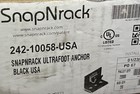 Snapnrack 242-10058-usa  Ultrafoot  Anchor  Black  usa  Case Of 20 