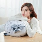 Angry Blob Seal Plush Pillow Chubby Sea Lion Stuffed Toy Soft Doll For Kids