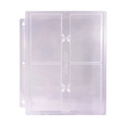 Ultra Pro 1 Count 4-pocket Binder Page For Graded Beckett Slabs Card Protector