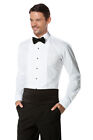 Boltini Italy Men   s Premium Tuxedo Lay Down Collar Dress Shirt With Bow Tie