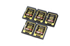 Lot Of 5 Pny Optima Oem Genuine 4gb Class 4 Sdhc Memory Card Drone Cameras