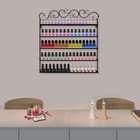 Nail Polish Rack Wall Mounted Display Organizer Holder Stand Metal 5 Tier Sale