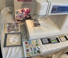 New Home - Janome Memory Craft 8000 Sewing And Embroidery Machine Bundle   Books