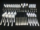 Sale  53pc 1847 Rogers Bros Silver-plated  reflection  Flatware Set For 8 --  57